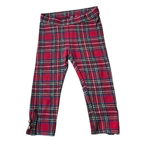 Janie and Jack Plaid Embellished Pants Infant Girls Size 12 -18 months